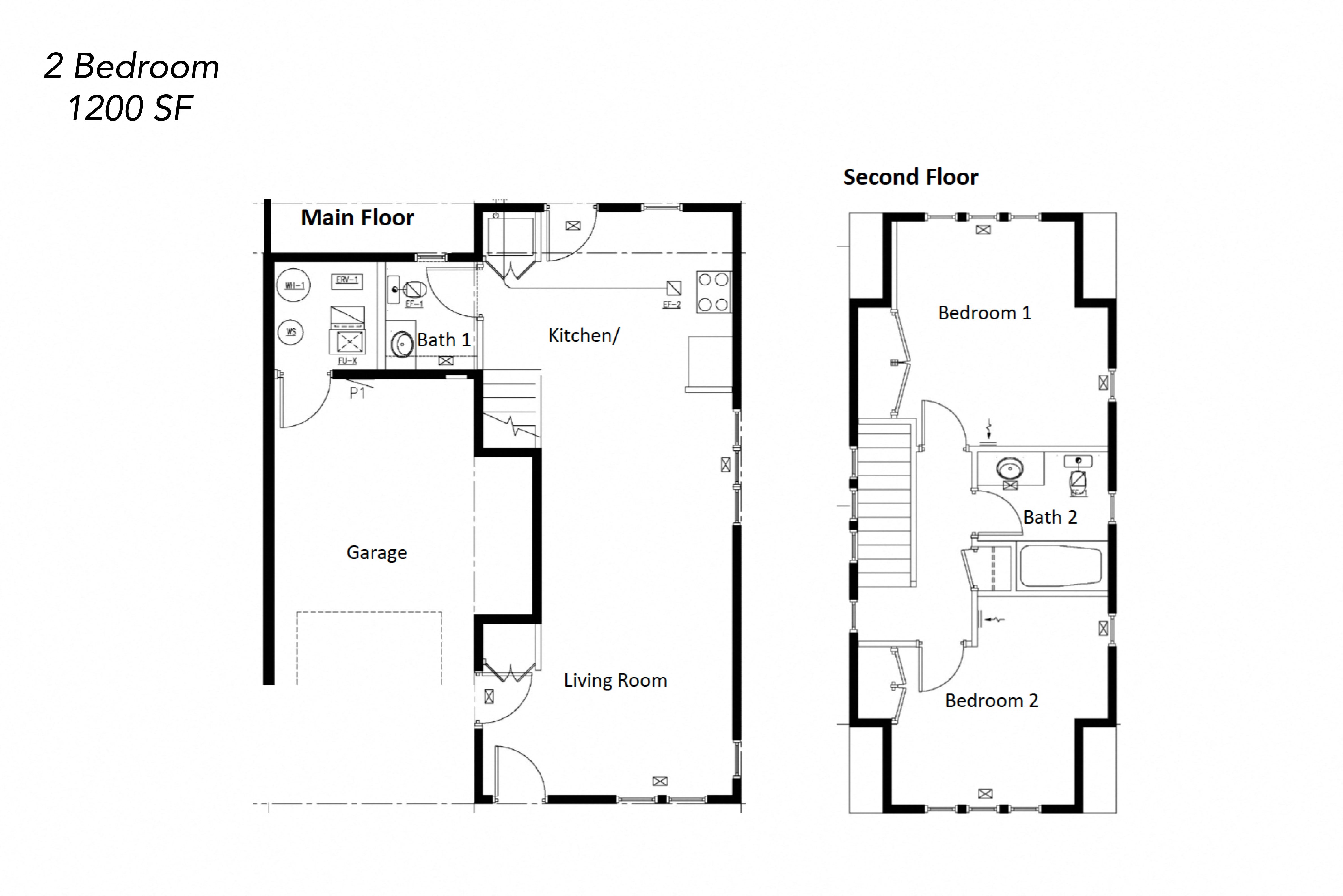 Floor Plans of Prairiewood Townhomes in Faribault, MN